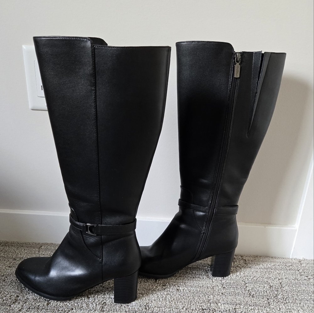 Naturalizer Leather Boots Size 8W